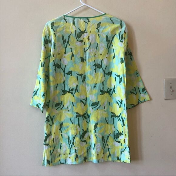 J. Crew Floral Tunic Top Size S - Picture 3 of 4